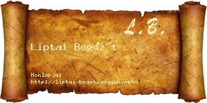 Liptai Bogát névjegykártya